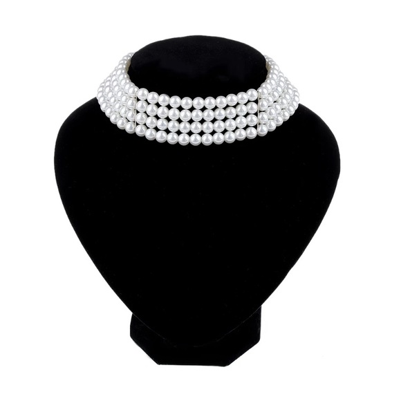 🌟 Beautiful Imitation Pearl Choker - Picture 3 of 4